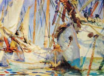 John Singer Sargent White Ships Spain oil painting art